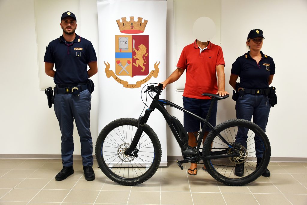 Tre E-Bike rubate recuperate dalla Polizia a Porto Sant’Elpidio