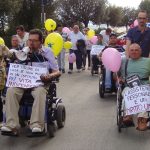 "Non più una vita di opportunità negate", la protesta dei disabili AVI alla Regione Marche