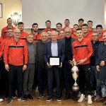 "Alla Lube Volley Civitanova orgoglio della nostra città" targa commemorativa in Municipio per la vittoria dell'8^ Coppa Italia