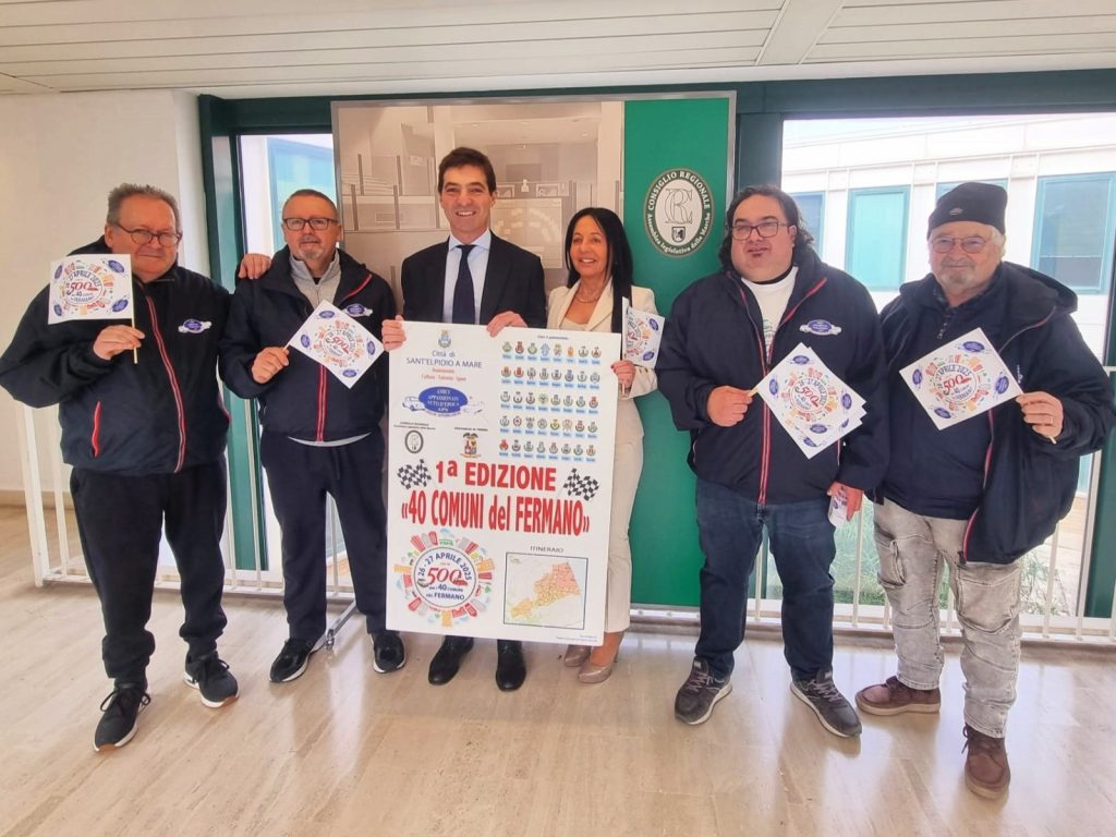 Le Fiat 500 scaldano i motori in Regione  per il tour del Fermano del 26 e 27 aprile