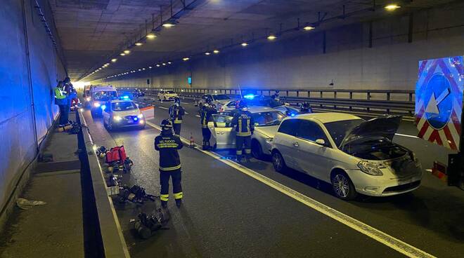 Incidente stradale simulato, la notte del 5 febbraio sotto la Galleria A14 di Porto San Giorgio